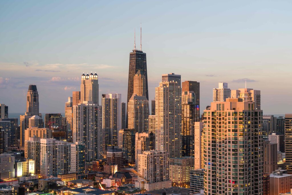 river north apartment buildings