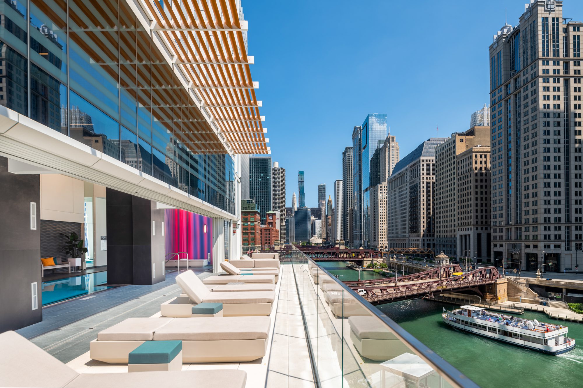 river north rooftop pool